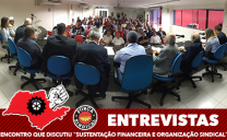 Entrevistas no Encontro que discutiu “Sustentação Financeira e Organização Sindical”
